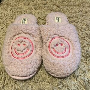 Pink smile slippers
